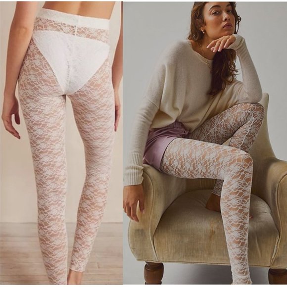 Free People Lacey Daze Leggings white - Picture 2 of 5